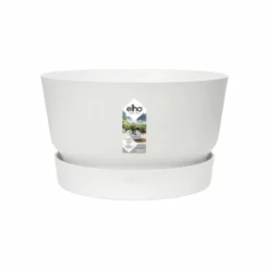 ELHO Pflanzschale „Greenville“, Ø33 Cm, Weiß