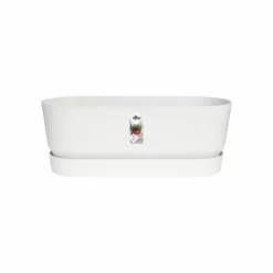 ELHO Pflanzgefäß „Greenville“, Lang, 49 Cm, Weiß