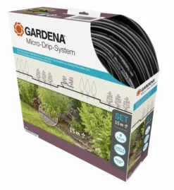 GARDENA Bewässerungs-Set „Micro Drip“, Für Pflanzreihen