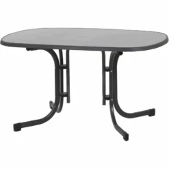 MFG Gartentisch, Klappbar, 132x90x70 Cm, Grau