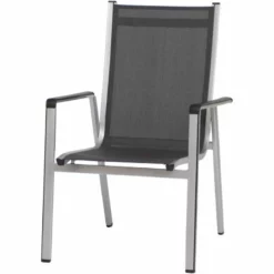 MWH Stapelsessel „Elements“, 70x65x98 Cm, Anthrazit