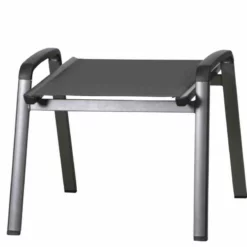 MWH Hocker „Elements“, 54x58x49 Cm, Anthrazit