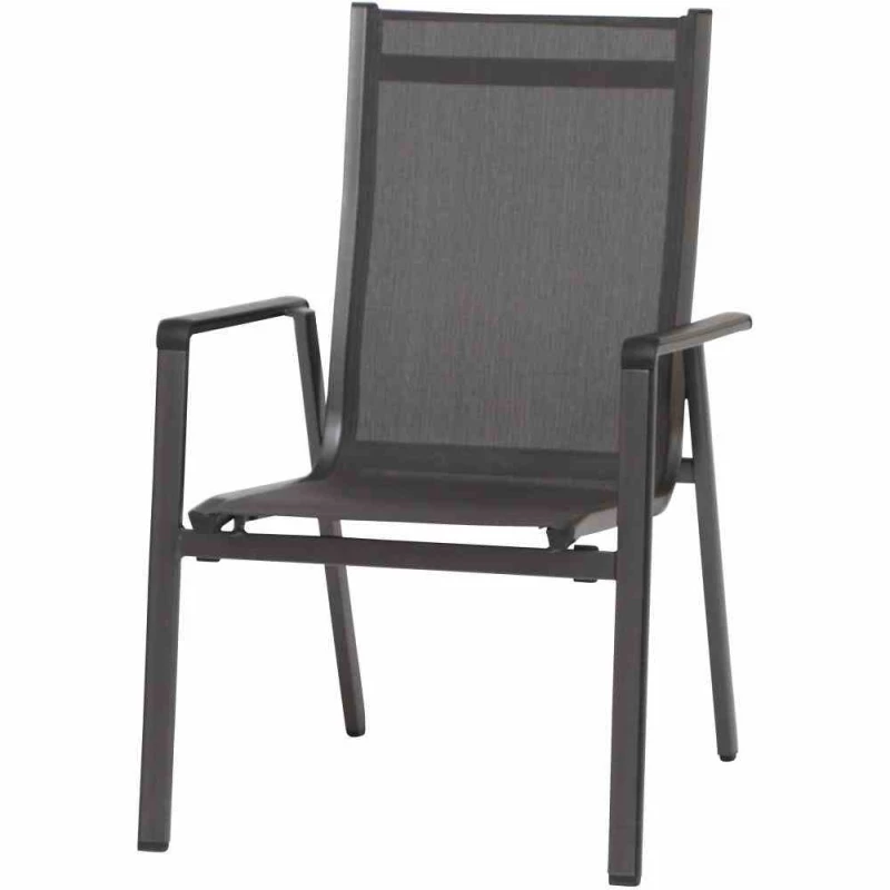 MWH Stapelsessel „Elements“, 69,5x64,5x98 Cm, Anthrazit