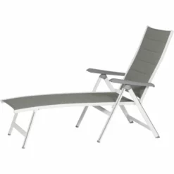 MWH Liege, Klappbar, 140x70x104,5 Cm, Grau