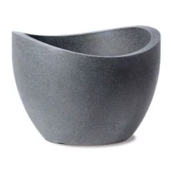 SCHEURICH Pflanzgefäß „Wave Globe“, Ø40 Cm, Schwarz