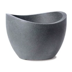 SCHEURICH Pflanzgefäß „Wave Globe“, Ø50 Cm, Schwarz