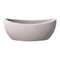 SCHEURICH Jardiniere „Wave Globe“, 58x24 Cm, Taupe