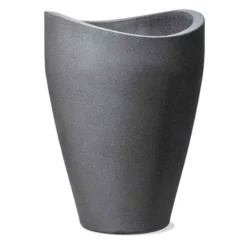 SCHEURICH Pflanzgefäß „Wave Globe“, High, Ø40x54 Cm, Schwarz