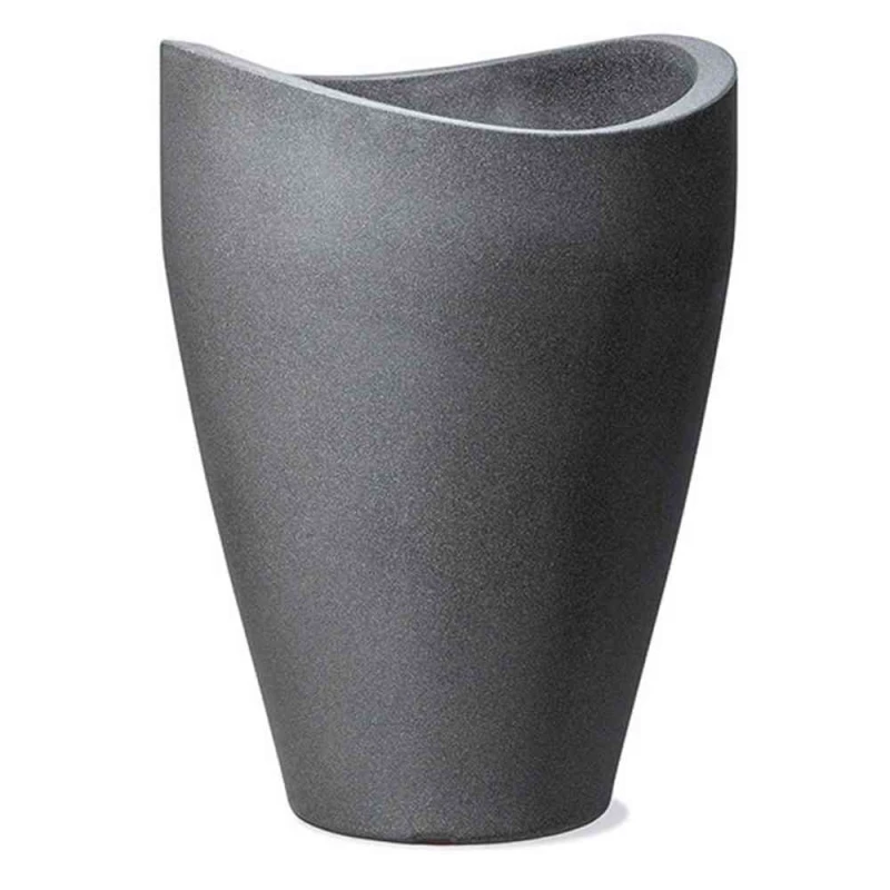 SCHEURICH Pflanzgefäß „Wave Globe“, High, Ø40x54 Cm, Schwarz