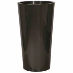 EURO3PLAST Pflanzgefäß „Tuit“, Ø33 Cm, Anthrazit