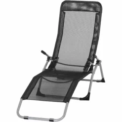 GARDAMO Bäderliege „Brigo“, Silber-schwarz