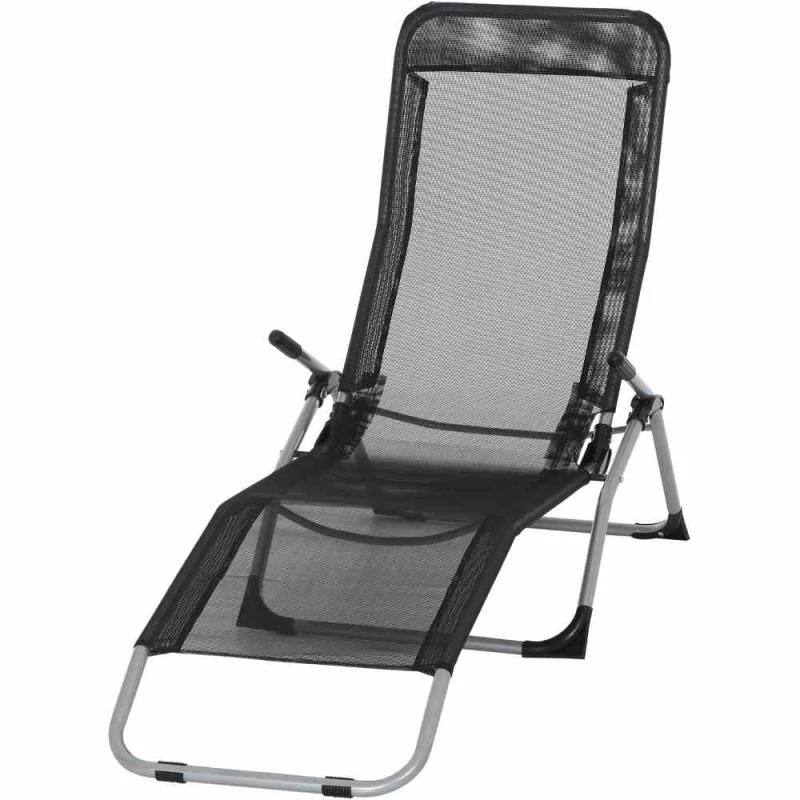 GARDAMO Bäderliege „Brigo“, Silber-schwarz