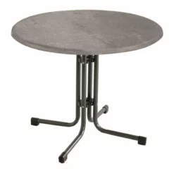 MFG Klapptisch, Ø80 Cm, Anthrazit