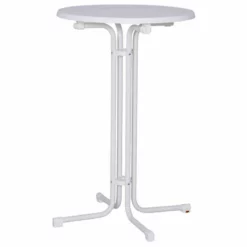 MFG Bistro-Stehtisch, Klappbar, 70 Cm, Weiß