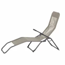 GARDAMO Bäderliege „Brigo“, Silber-taupe