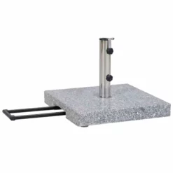 SIENA GARDEN Schirmständer 45 Kg, 50 Cm, Hellgrau