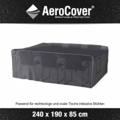 AEROCOVER Schutzhülle Für Gartenmöbelset, 240x190x85 Cm
