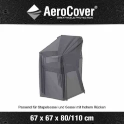 AEROCOVER Schutzhülle Für Stapelstühle, 67x67x80/110 Cm