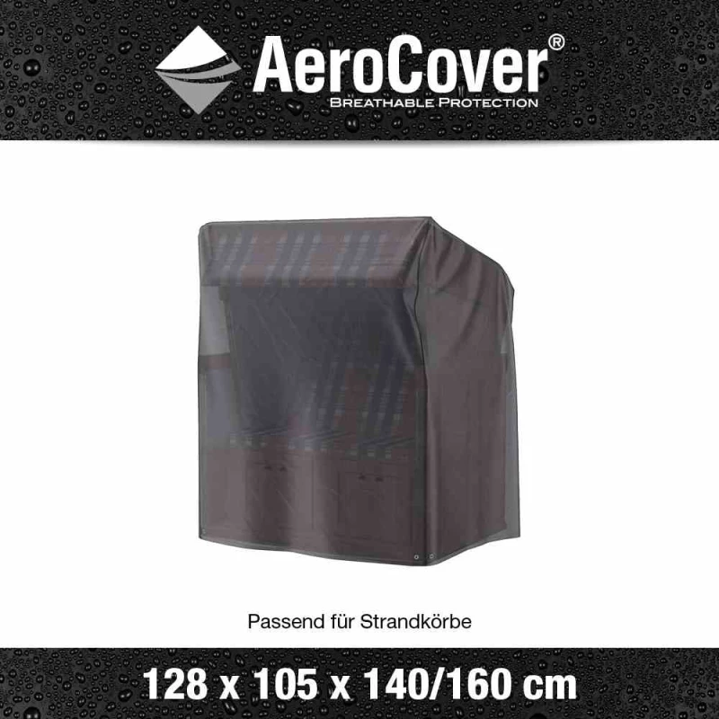 AEROCOVER Schutzhülle Für Strandkorb, 128x105x160/140 Cm