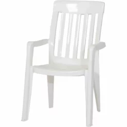 SIEGER Stapelsessel „Palma“, Weiß