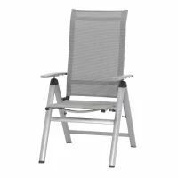 MWH Klappsessel „Fabulo“, 66,5x61,5x111 Cm, Silber – Bild 6