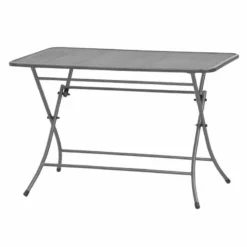 MWH Tisch „Café Latte“, 110x70x72 Cm, Eisengrau