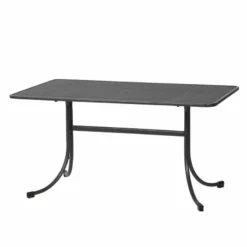 MWH Gartentisch, 145x90 Cm, Eisengrau