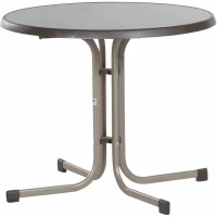 SIEGER Gartentisch, Mecalit, Ø86x72 Cm, Mocca – Bild 6