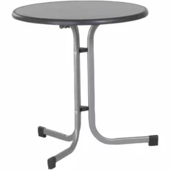 SIEGER Balkontisch, Mecalit, Ø70x72 Cm, Graphit