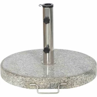 SIENA GARDEN Schirmständer 30 Kg, Ø50 Cm, Hellgrau – Bild 4