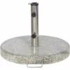 SIENA GARDEN Schirmständer 30 Kg, Ø50 Cm, Hellgrau