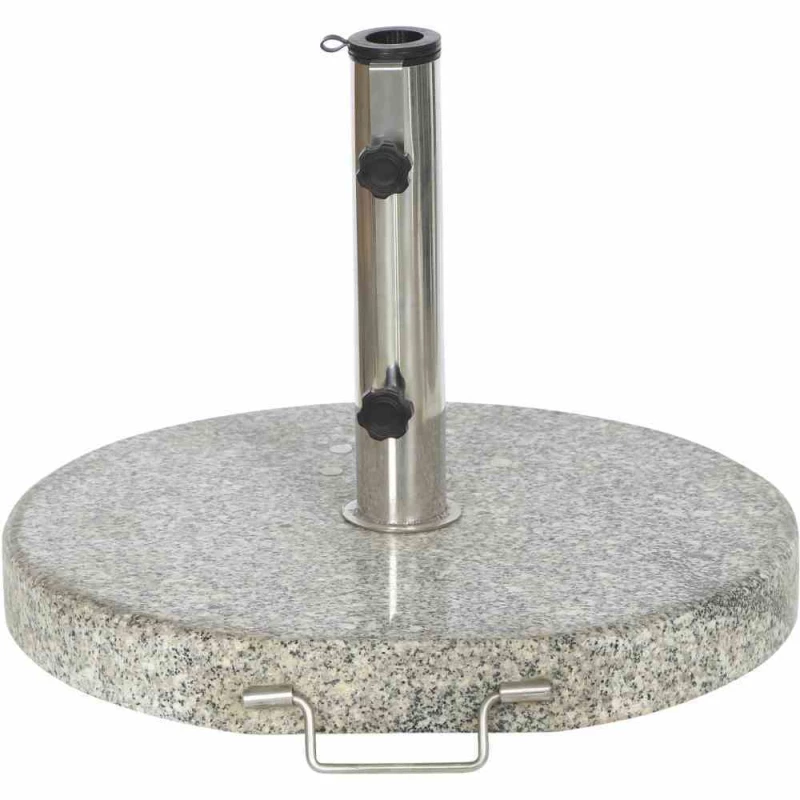 SIENA GARDEN Schirmständer 30 Kg, Ø50 Cm, Hellgrau