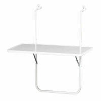 ALCO Balkonhängetisch, 60x40 Cm, Weiß – Bild 7