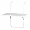 ALCO Balkonhängetisch, 60x40 Cm, Weiß