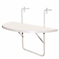 ALCO Balkonhängetisch, 100x50 Cm, Weiß – Bild 3