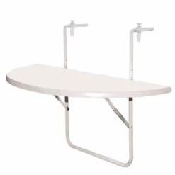 ALCO Balkonhängetisch, 100x50 Cm, Weiß