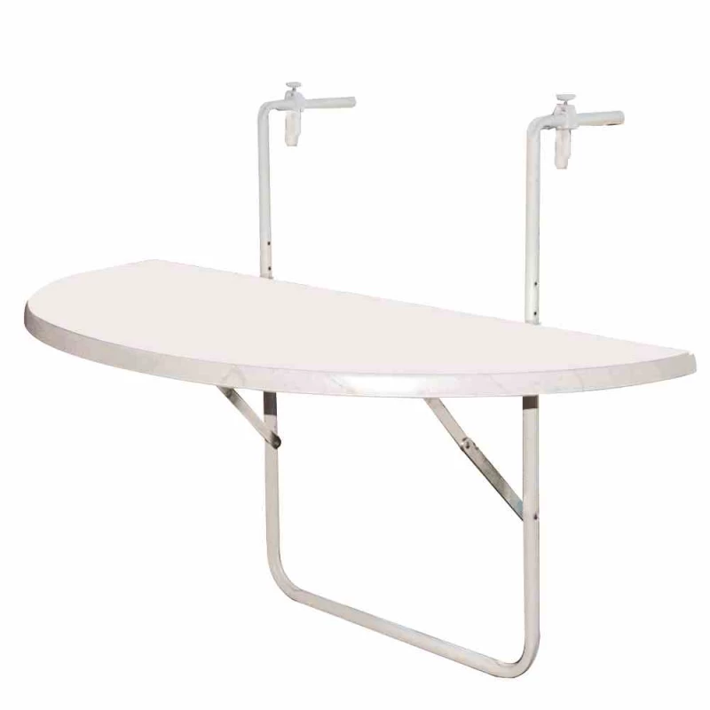 ALCO Balkonhängetisch, 100x50 Cm, Weiß