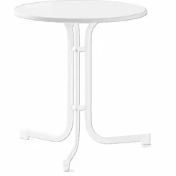 SIEGER Klapptisch, Ø70 Cm, Weiß