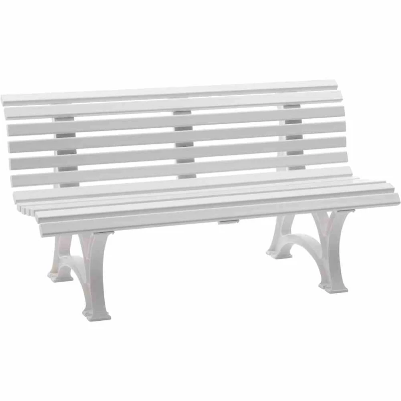 BLOME Bank „Helgoland“, 3-Sitzer, Weiß