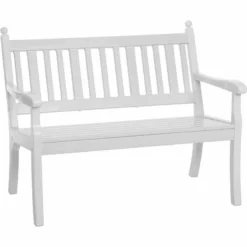 BLOME Bank „Hohenzollern“, 2-Sitzer, Weiß