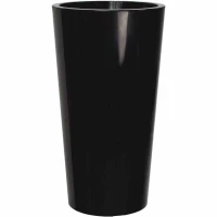 EURO3PLAST Pflanzgefäß „Tuit“, Ø33 Cm, Schwarz – Bild 6