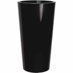 EURO3PLAST Pflanzgefäß „Tuit“, Ø33 Cm, Schwarz