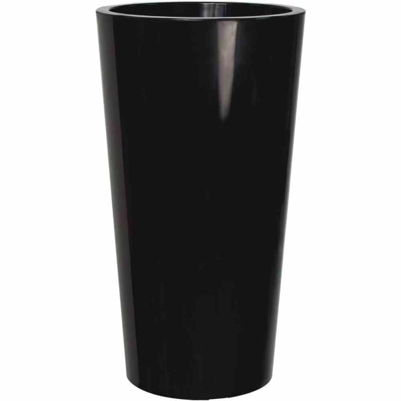 EURO3PLAST Pflanzgefäß „Tuit“, Ø33 Cm, Schwarz
