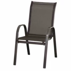 GARDAMO Stapelsessel „Saturn II“, Anthrazit-schwarz