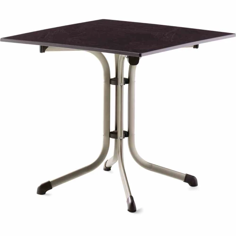 SIEGER Klapptisch, Vivodur, 80x80x73 Cm, Champagner-braun