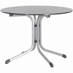 SIEGER Klapptisch, Vivodur, Ø100x73 Cm, Graphit-grau