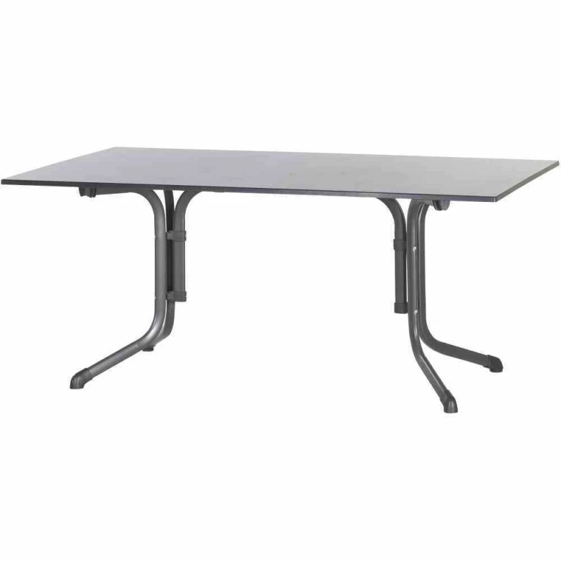 SIEGER Klapptisch, Vivodur, 165x95x73 Cm, Eisengrau-grau