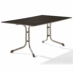 SIEGER Klapptisch, Vivodur, 165x95x73 Cm, Champagner-braun
