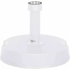 SIENA GARDEN Schirmständer 20 Kg, Ø 40 Cm, Weiß