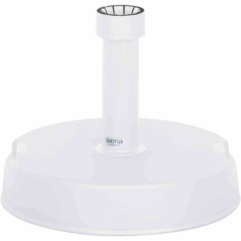 SIENA GARDEN Schirmständer 20 Kg, Ø 40 Cm, Weiß